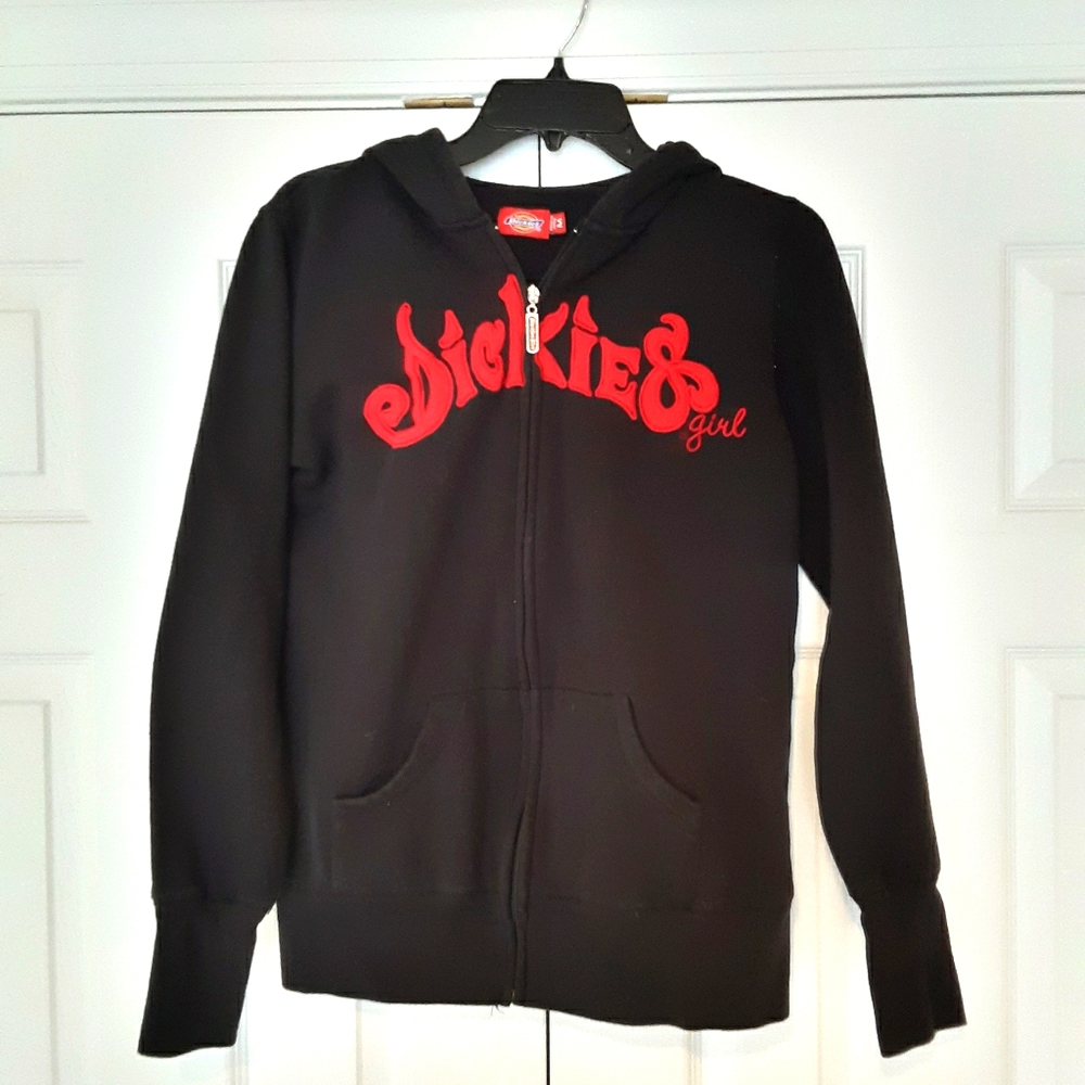 Dickies Girl Black Zip Up Hoodie Jacket